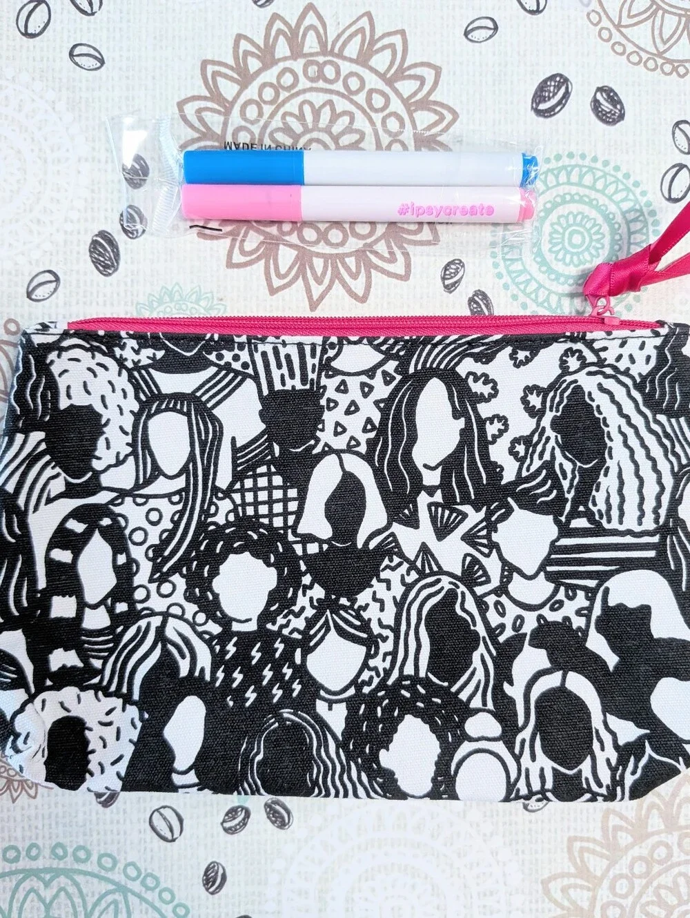 Ipsy #IpsyCreate limited edition makeup bag